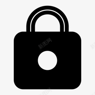 挂锁上锁私人图标图标