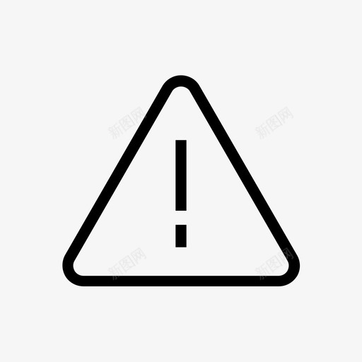 小心警告图标svg_新图网 https://ixintu.com 小心 警告