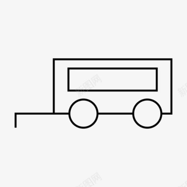 货车送货车移动货车图标图标