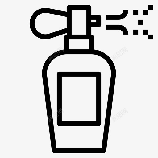 香水香水瓶美容图标svg_新图网 https://ixintu.com 美容 香水 香水瓶