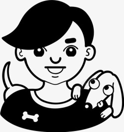 喂猫的人有狗的人化身猫图标高清图片