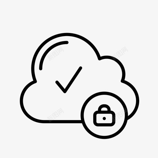 安全和验证云数据保护gdpr图标svg_新图网 https://ixintu.com gdpr gdpr数据隐私安全 安全 安全和验证云 数据保护