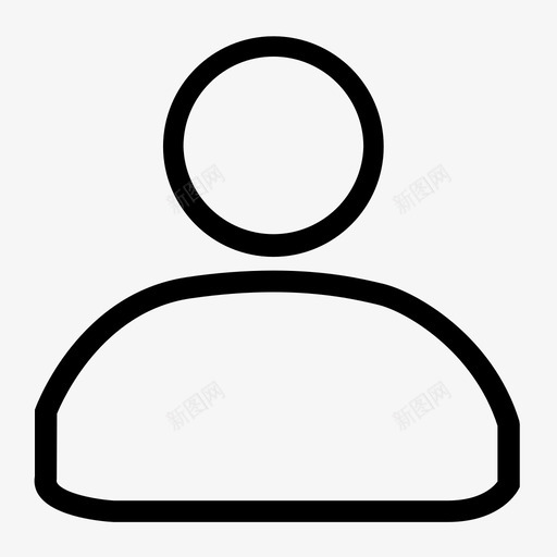 我的-未选中svg_新图网 https://ixintu.com 我的-未选中