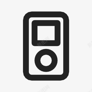 mp3播放器耳机ipod图标图标