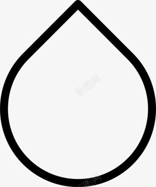 水滴液体雨图标图标