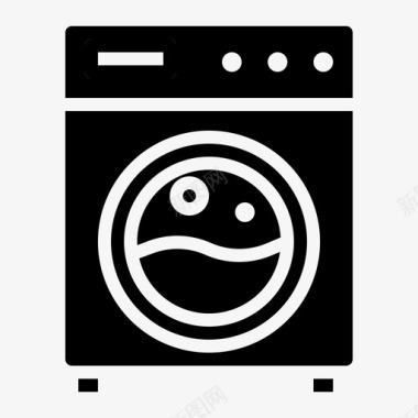 洗衣机肥皂卫生常规固体图标图标