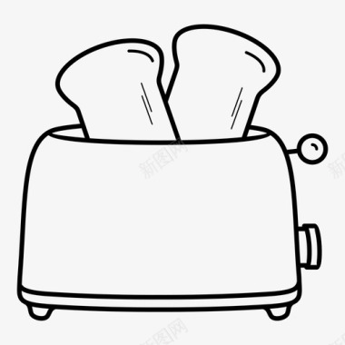 烤面包机电器家用电器图标图标