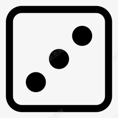 骰子赌场机会图标图标
