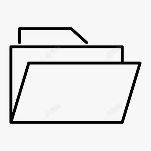 文件夹办公室搜索图标svg_新图网 https://ixintu.com 办公室 搜索 文件夹