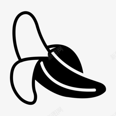 香蕉甜味水果图标图标