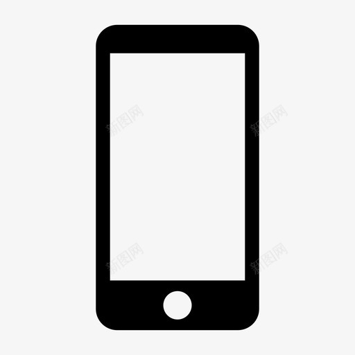 智能手机通话iphone图标svg_新图网 https://ixintu.com iphone uiux 手机 智能手机 通话