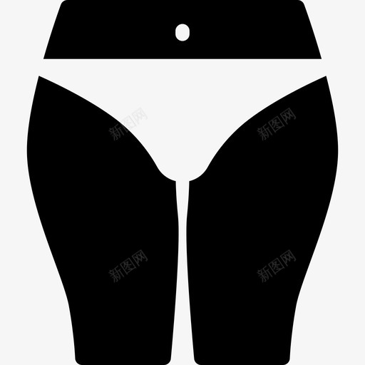女人穿内裤时尚解剖学图标svg_新图网 https://ixintu.com 女人穿内裤 时尚 解剖学