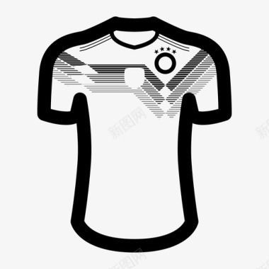 德国球衣足球球衣图标图标