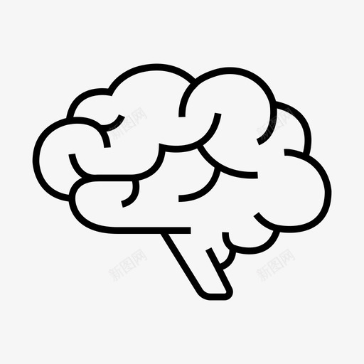 大脑创造力想法图标svg_新图网 https://ixintu.com 内脏和骨骼 创造力 器官 大脑 思维 想法