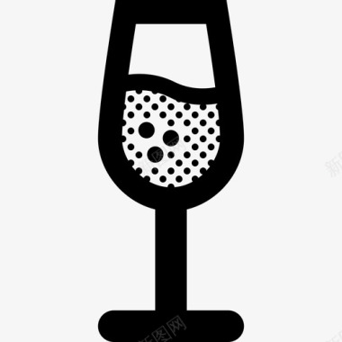马提尼杯酒精香槟图标图标