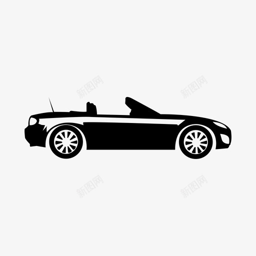 汽车轿车四轮车图标svg_新图网 https://ixintu.com 四轮车 汽车 轿车 运动型