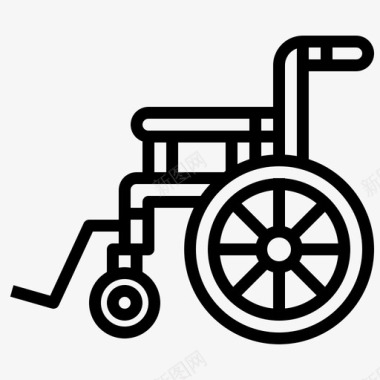 轮椅残疾人人员图标图标