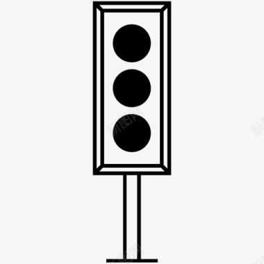 红绿灯信号灯标志图标图标
