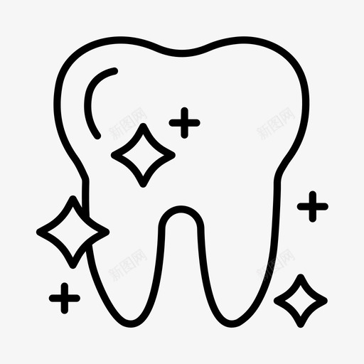 牙齿牙医健康牙齿图标svg_新图网 https://ixintu.com 个人卫生 健康牙齿 牙医 牙齿