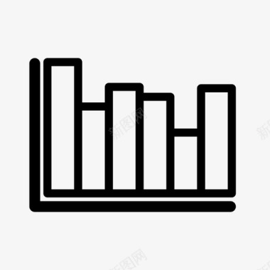 条形图图表随机图标v2图标