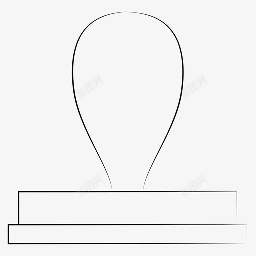 印章手绘业务管理图标svg_新图网 https://ixintu.com 印章 手绘业务管理