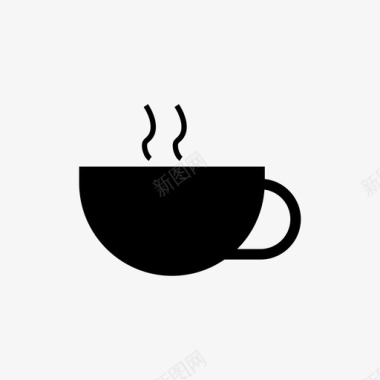 咖啡杯饮料休息图标图标