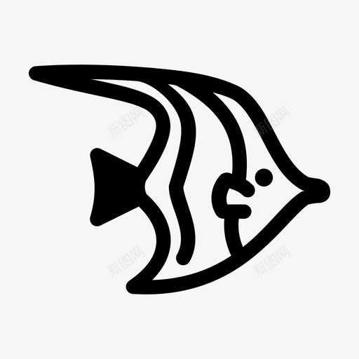 鱼动物新鲜图标svg_新图网 https://ixintu.com 动物 新鲜 海洋 海鲜 鱼