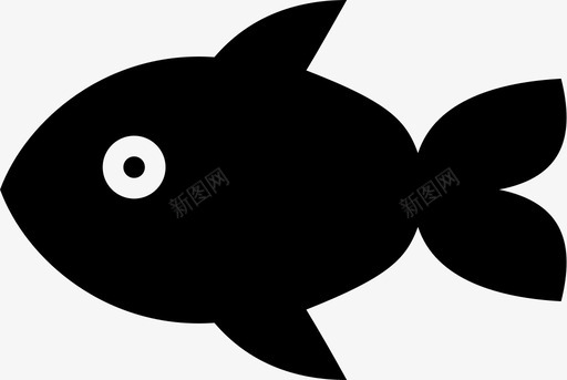 鱼动物钓鱼图标svg_新图网 https://ixintu.com 动物 海 钓鱼 食物 鱼