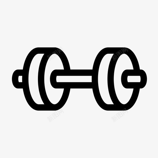训练举重举重训练图标svg_新图网 https://ixintu.com 举重 举重训练 体育运动 训练