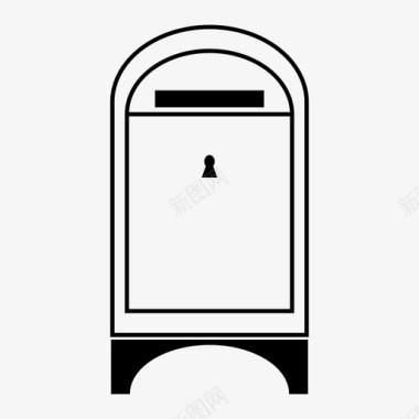信箱信件邮寄图标图标