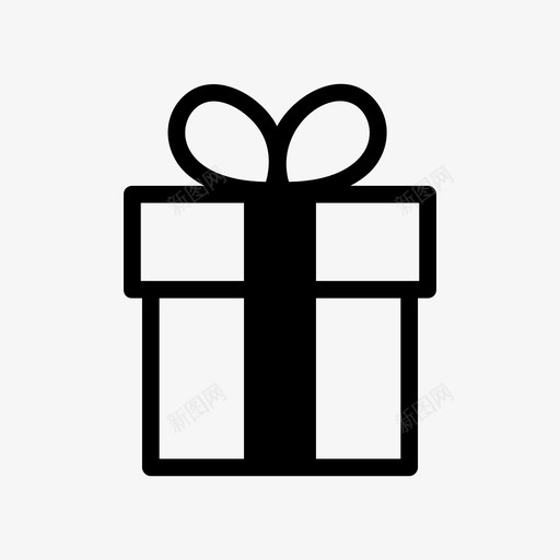 礼物盒子圣诞节图标svg_新图网 https://ixintu.com 丝带 圣诞节 盒子 礼品盒 礼物