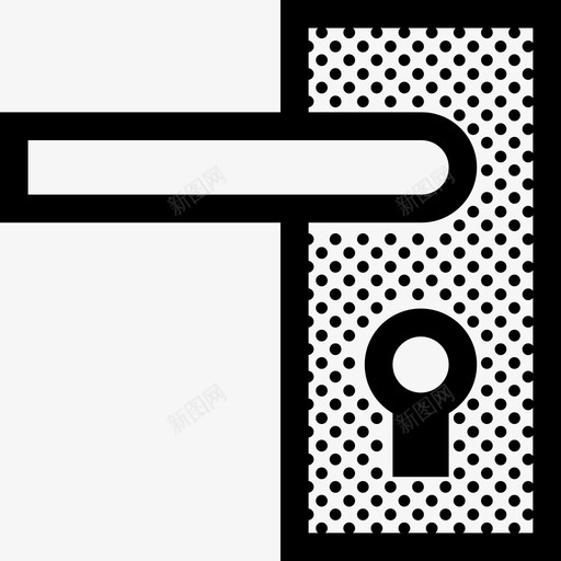管理员门锁图标svg_新图网 https://ixintu.com 安全 房间 杂项点 管理员 锁 门