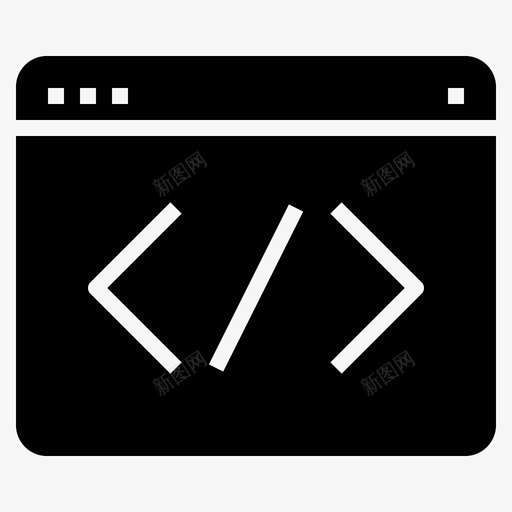 网络编码代码搜索引擎优化图标svg_新图网 https://ixintu.com 代码 搜索引擎优化 搜索引擎优化网络 网站 网络编码