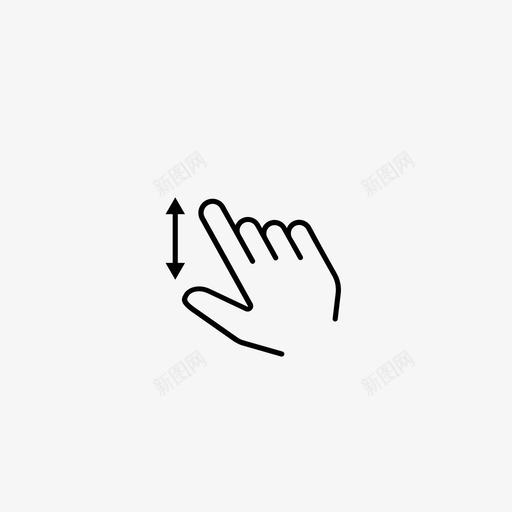 缩小手指手势图标svg_新图网 https://ixintu.com 手 手势 手指 缩小 触摸 触摸手势图标