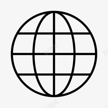 地球仪互联网互联网标志图标图标
