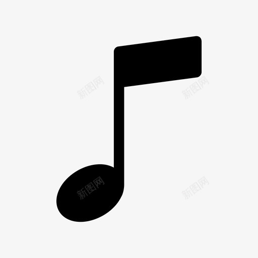 音乐音符音频音乐图标svg_新图网 https://ixintu.com 清脆 音乐 音乐音符 音频