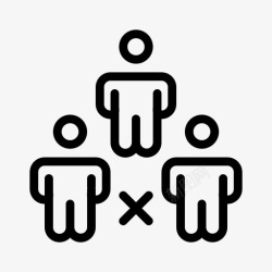 孤独症儿童孤独症树家族儿童父母图标高清图片