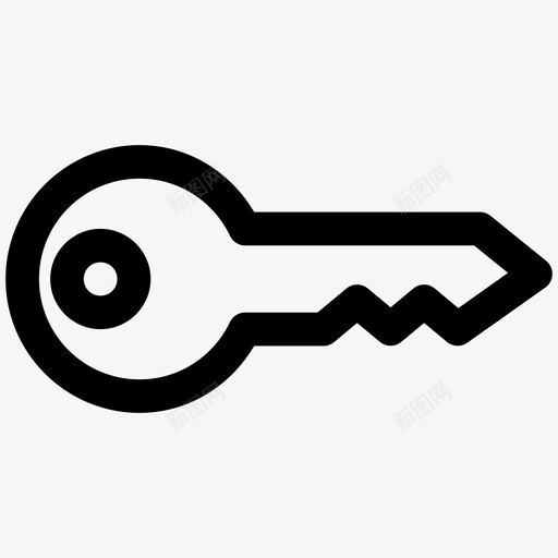 钥匙房子钥匙万能钥匙图标svg_新图网 https://ixintu.com 万能钥匙 房子钥匙 钥匙