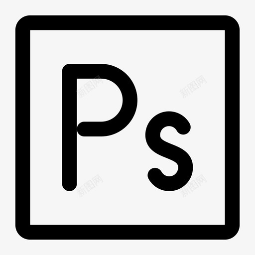 PS(#0098df)_iconsvg_新图网 https://ixintu.com PS(#0098df)_icon