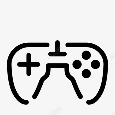 游戏板控制器娱乐图标图标