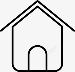 陆金所家住所小屋图标高清图片