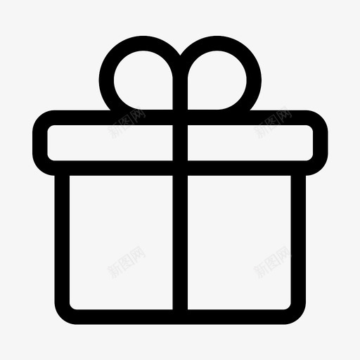礼物盒子惊喜图标svg_新图网 https://ixintu.com 包装 惊喜 盒子 礼物