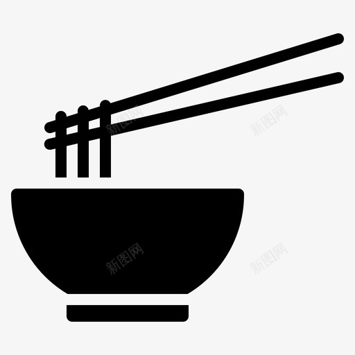 拉面碗食品图标svg_新图网 https://ixintu.com 拉面 日式 汤 碗 面条 食品