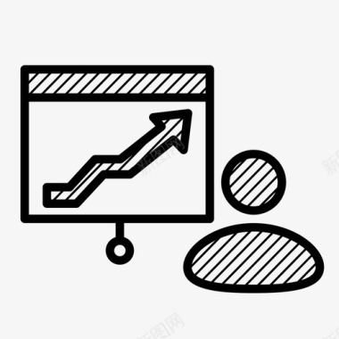 演示板人员模式图标图标