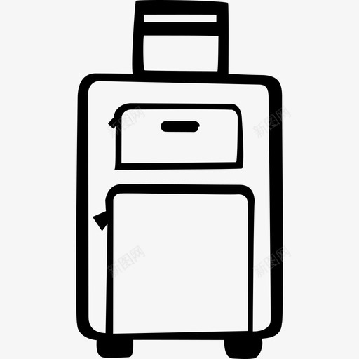 手提行李手提包手提箱图标svg_新图网 https://ixintu.com 手提包 手提箱 手提行李 手绘v2