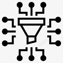 销售漏斗营销漏斗网络营销漏斗销售漏斗图标高清图片