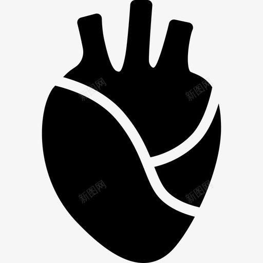 心脏跳动医学解剖学图标svg_新图网 https://ixintu.com 医学 心脏跳动 解剖学
