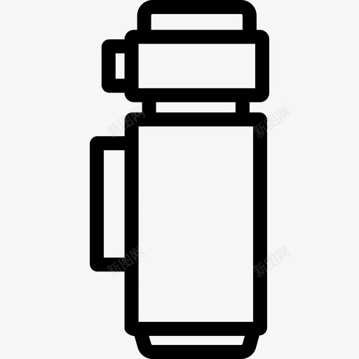 温度计杯子烧瓶图标svg_新图网 https://ixintu.com 杯子 水 温度计 烧瓶 管线
