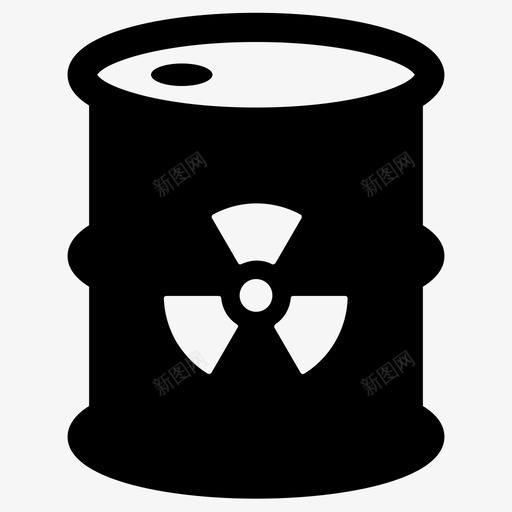 核危险核废料图标svg_新图网 https://ixintu.com 危险 放射性 核 核废料 能量 辐射