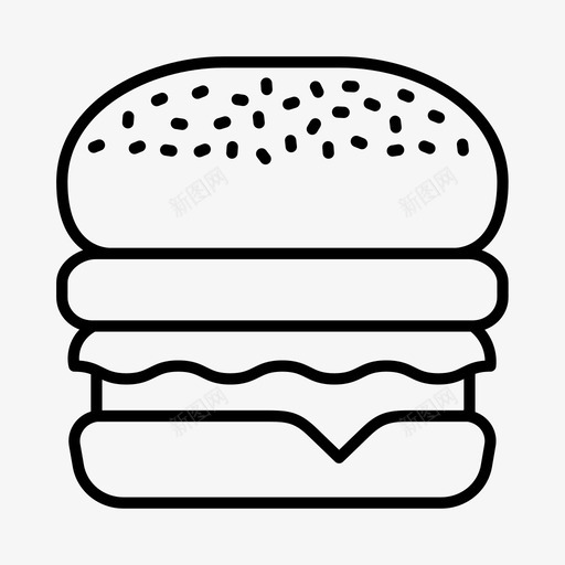 奶酪汉堡餐厅食物图标svg_新图网 https://ixintu.com 动物园 奶酪汉堡 野生动物 野生动物公园 食物 餐厅